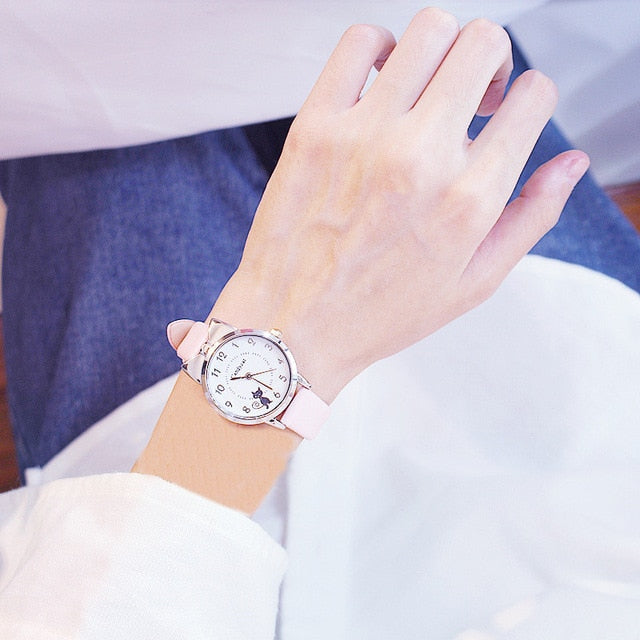 Analog Children's Quartz Electronic Watch Girl Elementary School Fashion Girl Watch Little Girl Cute Girl Watch kids watches