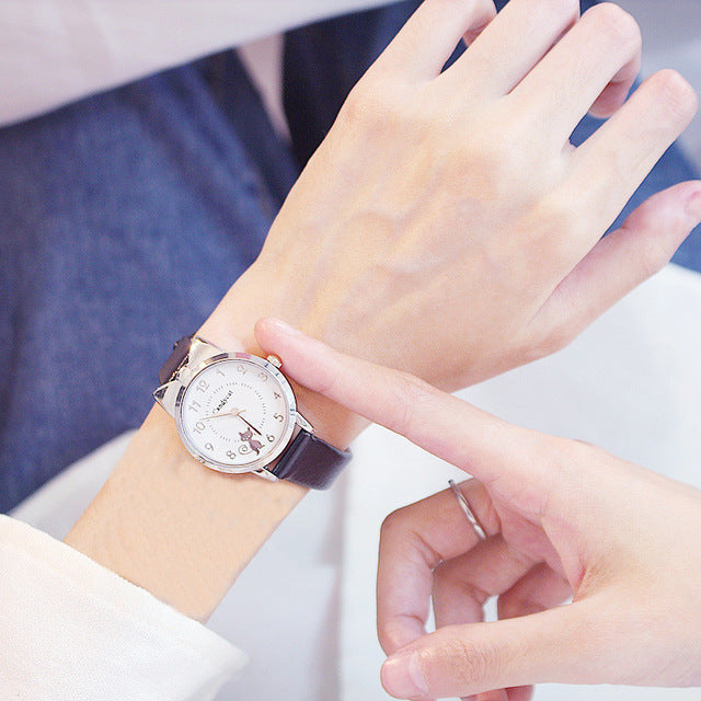 Analog Children's Quartz Electronic Watch Girl Elementary School Fashion Girl Watch Little Girl Cute Girl Watch kids watches