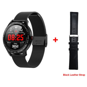 LEMFO L9 Smart Watch ECG Heart Rate Calls Reminder Full Touch Smartwatch IP68 Waterproof Watch Men For Android IOS PK L7 GT2