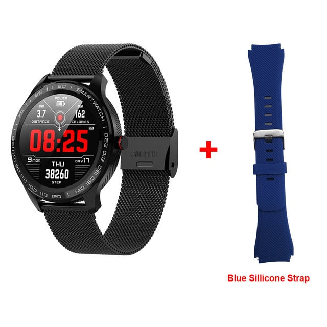 LEMFO L9 Smart Watch ECG Heart Rate Calls Reminder Full Touch Smartwatch IP68 Waterproof Watch Men For Android IOS PK L7 GT2