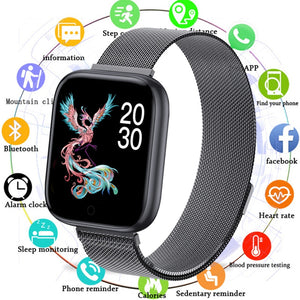2020 Sport Watch Smart Watch Men Women Waterproof Blood Pressure Smartwatch Heart Rate Fitness Tracker Watches For Android IOS