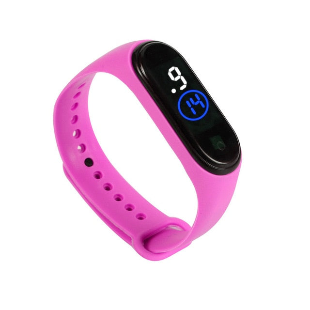 Fashion Sports Watch For Kids Children Waterproof Led Digital Watch Ultra-light Silicone Strap Teen Boys Girls WristWatch Unisex