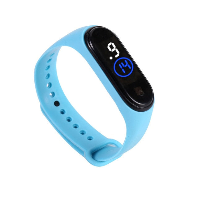 Fashion Sports Watch For Kids Children Waterproof Led Digital Watch Ultra-light Silicone Strap Teen Boys Girls WristWatch Unisex