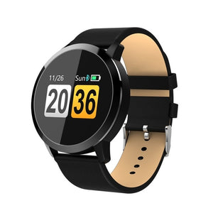 New Q8 OLED Bluetooth Smart Watch Stainless Steel Waterproof Wearable Device Smartwatch Wristwatch Men Women Fitness Tracker