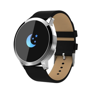 New Q8 OLED Bluetooth Smart Watch Stainless Steel Waterproof Wearable Device Smartwatch Wristwatch Men Women Fitness Tracker
