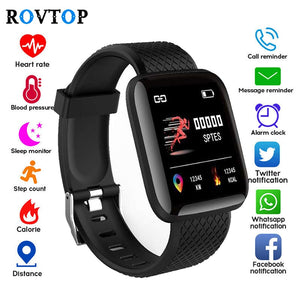 116 Plus Smart Watch Wristband Sports Fitness Blood Pressure Heart Rate Call Message Reminder Pedometer D13 Smart Watch Z2