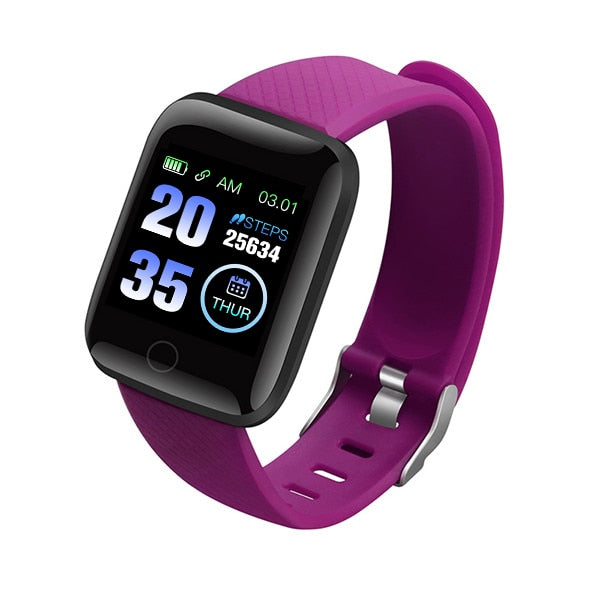 116 Plus Smart Watch Wristband Sports Fitness Blood Pressure Heart Rate Call Message Reminder Pedometer D13 Smart Watch Z2