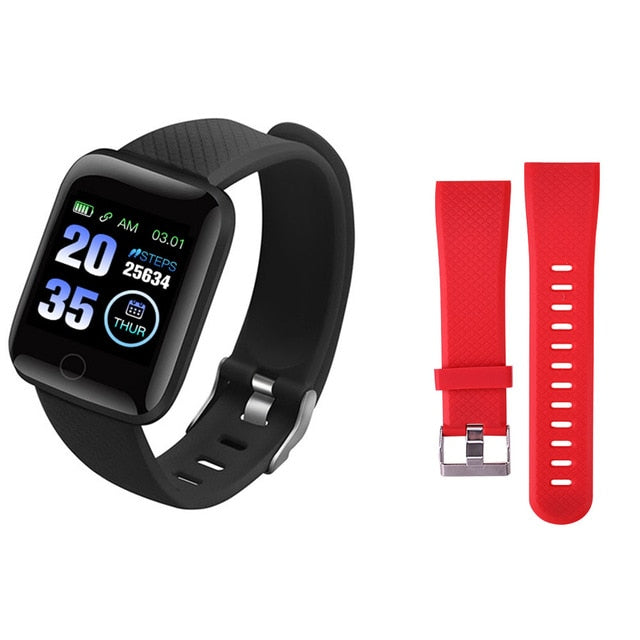 116 Plus Smart Watch Wristband Sports Fitness Blood Pressure Heart Rate Call Message Reminder Pedometer D13 Smart Watch Z2