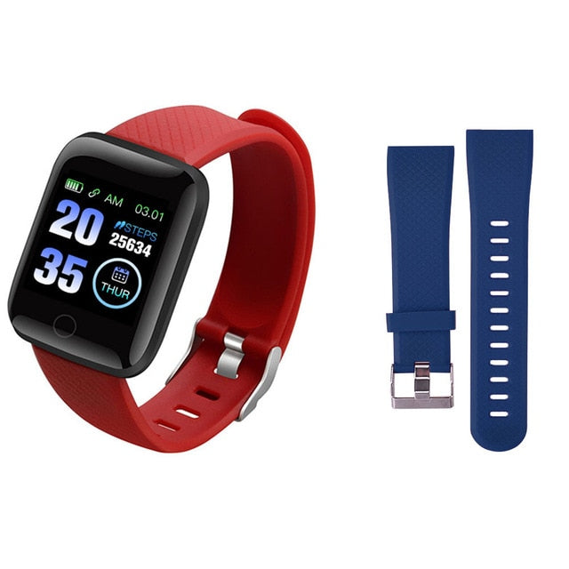 116 Plus Smart Watch Wristband Sports Fitness Blood Pressure Heart Rate Call Message Reminder Pedometer D13 Smart Watch Z2