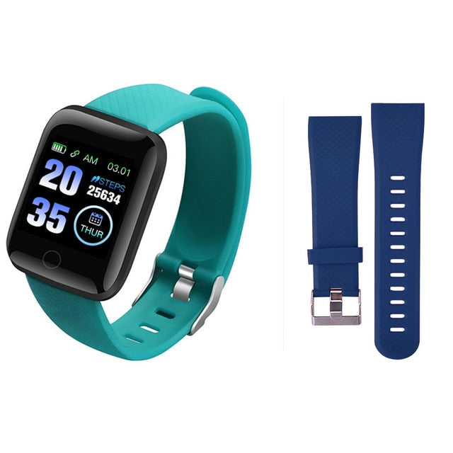 116 Plus Smart Watch Wristband Sports Fitness Blood Pressure Heart Rate Call Message Reminder Pedometer D13 Smart Watch Z2
