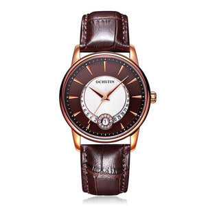 OCHSTIN Rose Gold Watch Women Quartz Watches Ladies Top Brand Luxury Female Wrist Watch Clock Leather Business Relogio Feminino