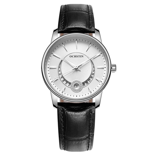 OCHSTIN Rose Gold Watch Women Quartz Watches Ladies Top Brand Luxury Female Wrist Watch Clock Leather Business Relogio Feminino