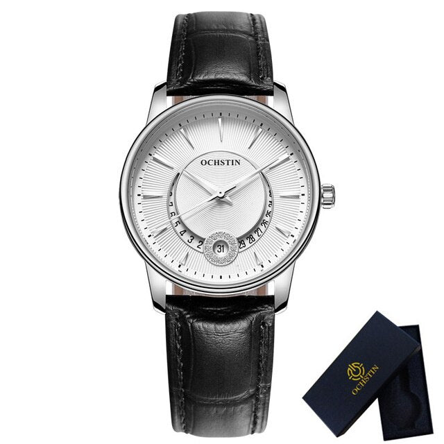 OCHSTIN Rose Gold Watch Women Quartz Watches Ladies Top Brand Luxury Female Wrist Watch Clock Leather Business Relogio Feminino