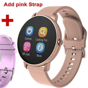 2020 Full Touch Smart Watch Men Blood Pressure Smartwatch Women Waterproof Heart Rate Tracker Sport Clock Watch For Android IOS