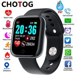 Smart Watch Men Blood Pressure Measurement Electronic Smart Watch Heart Rate Monitor Smartwatch Waterproof Ip67 Smartwatch Women