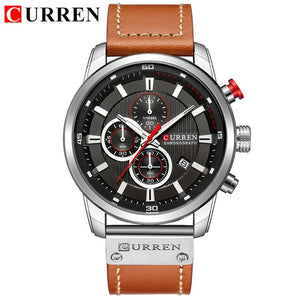 Top marca de luxo cronógrafo relógio de quartzo masculino relógio de pulso masculino do exército militar relógio de pulso masculino curren relogio masculino