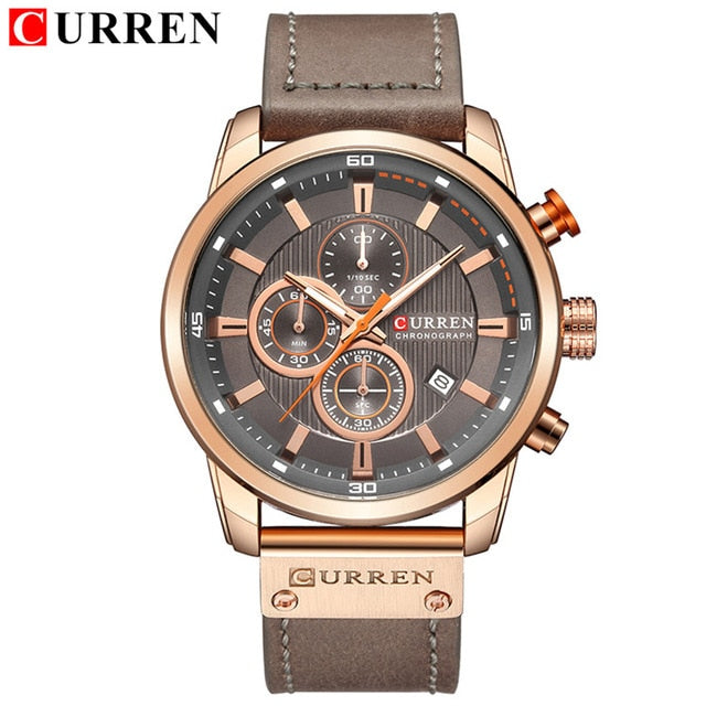 Top marca de luxo cronógrafo relógio de quartzo masculino relógio de pulso masculino do exército militar relógio de pulso masculino curren relogio masculino