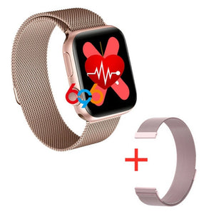 W68 Smart Watch Men Series 5 Full Touch WristBand IP67 Fitness Tracker Bracelet Heart Rate Monitor SmartWatch Women VS W58 Iwo12