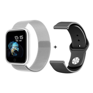 Steel Smartwatch Women Waterproof Smart Watch Men T80 Bluetooth Heart Rate Monitor Fitness Tracker For Apple IPhone Android