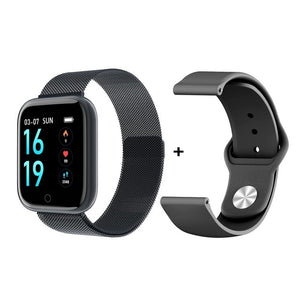 Steel Smartwatch Women Waterproof Smart Watch Men T80 Bluetooth Heart Rate Monitor Fitness Tracker For Apple IPhone Android