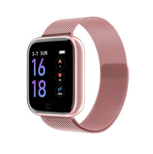 Steel Smartwatch Women Waterproof Smart Watch Men T80 Bluetooth Heart Rate Monitor Fitness Tracker For Apple IPhone Android