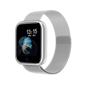 Steel Smartwatch Women Waterproof Smart Watch Men T80 Bluetooth Heart Rate Monitor Fitness Tracker For Apple IPhone Android