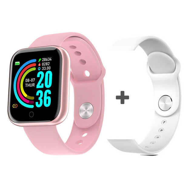 Rovtop D18 Smart Watch Men Women Blood Pressure Round Smartwatch Waterproof Sport Smart Watch Fitness Tracker For Android Ios Z2