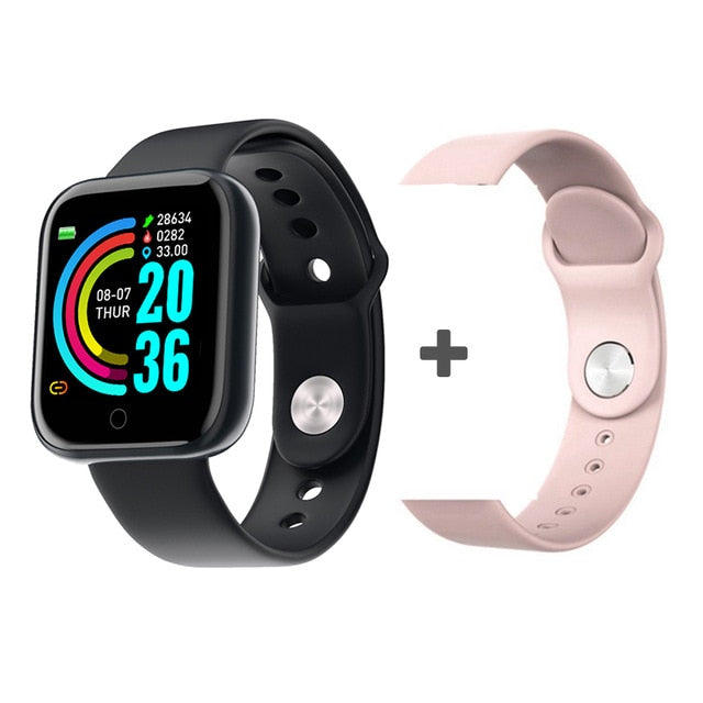 Rovtop D18 Smart Watch Men Women Blood Pressure Round Smartwatch Waterproof Sport Smart Watch Fitness Tracker For Android Ios Z2