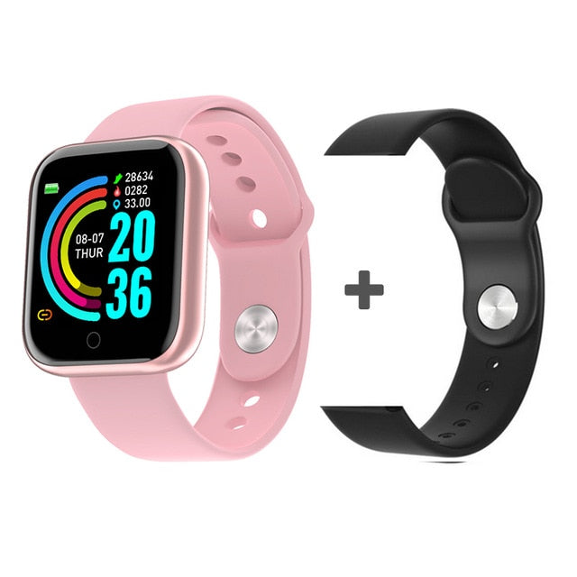 Rovtop D18 Smart Watch Men Women Blood Pressure Round Smartwatch Waterproof Sport Smart Watch Fitness Tracker For Android Ios Z2