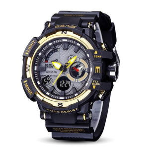 Mens Watches Relogio Masculino Top Brand Luxury Quartz Gold Watch Men Casual Swimming Military Waterproof Sport Geek Wrist Watch